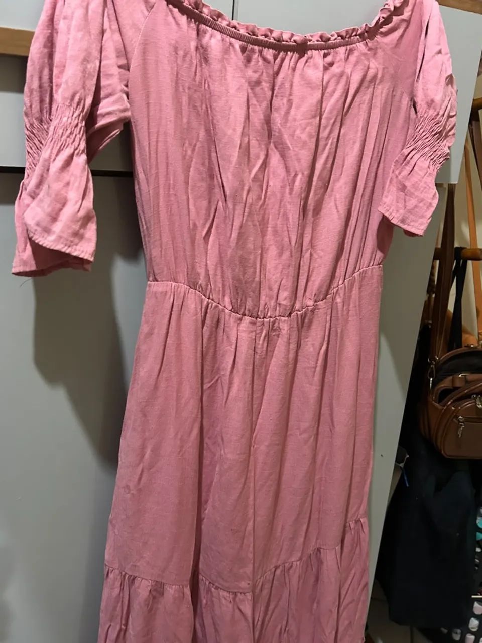 Vestido longo rosa  - Foto 3