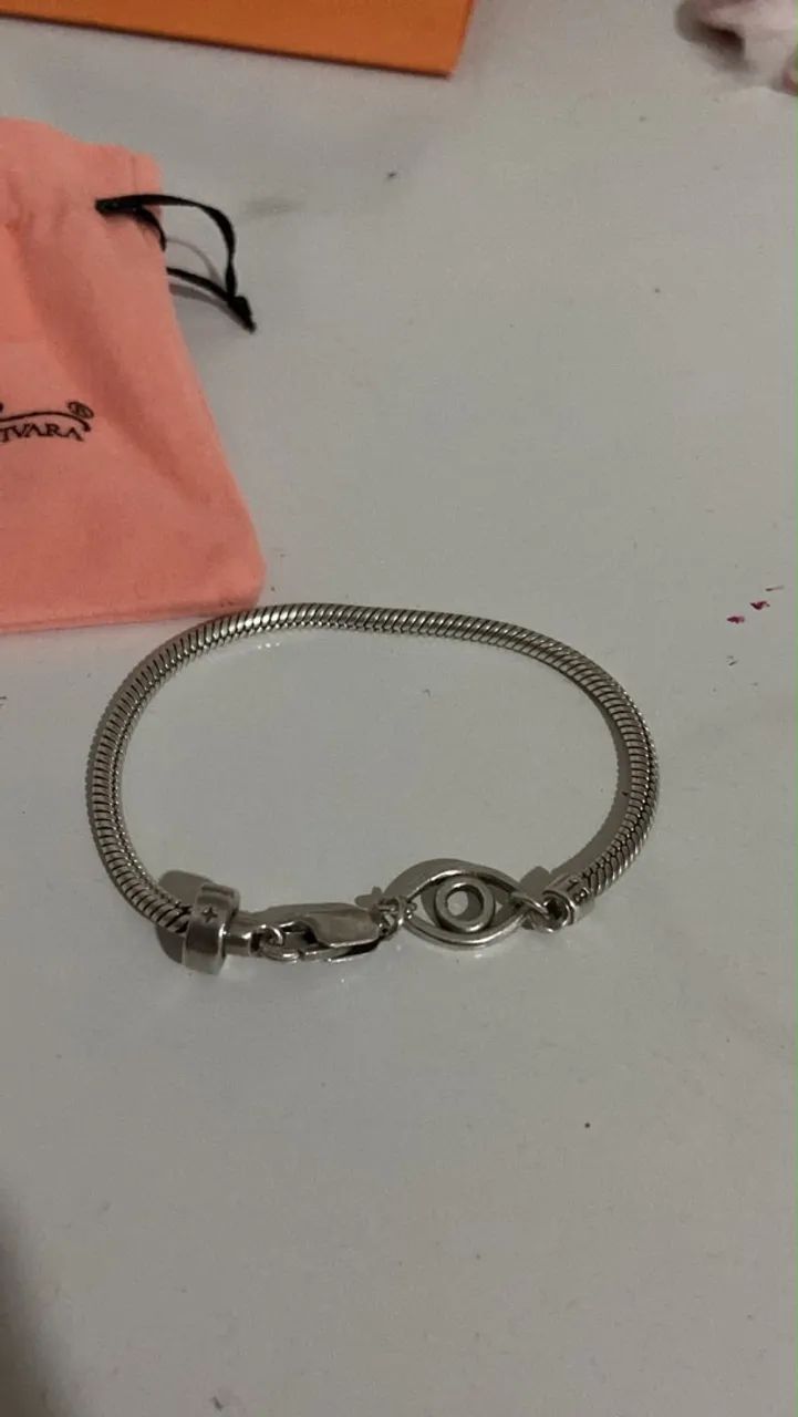 Pulseira Vivara Life Prata 925 Original - Linda e Conservada - Foto 3