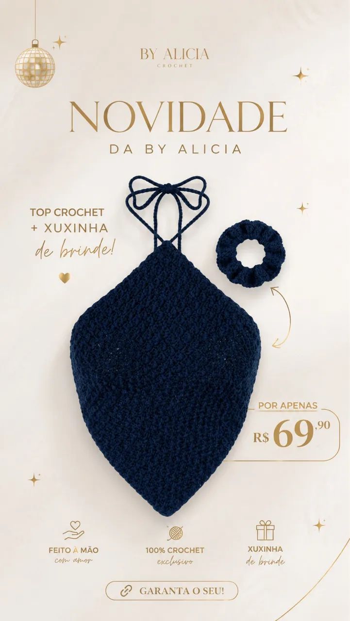 Top Crochê