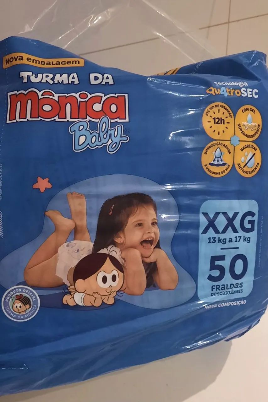 Fralda Turma da Monica 