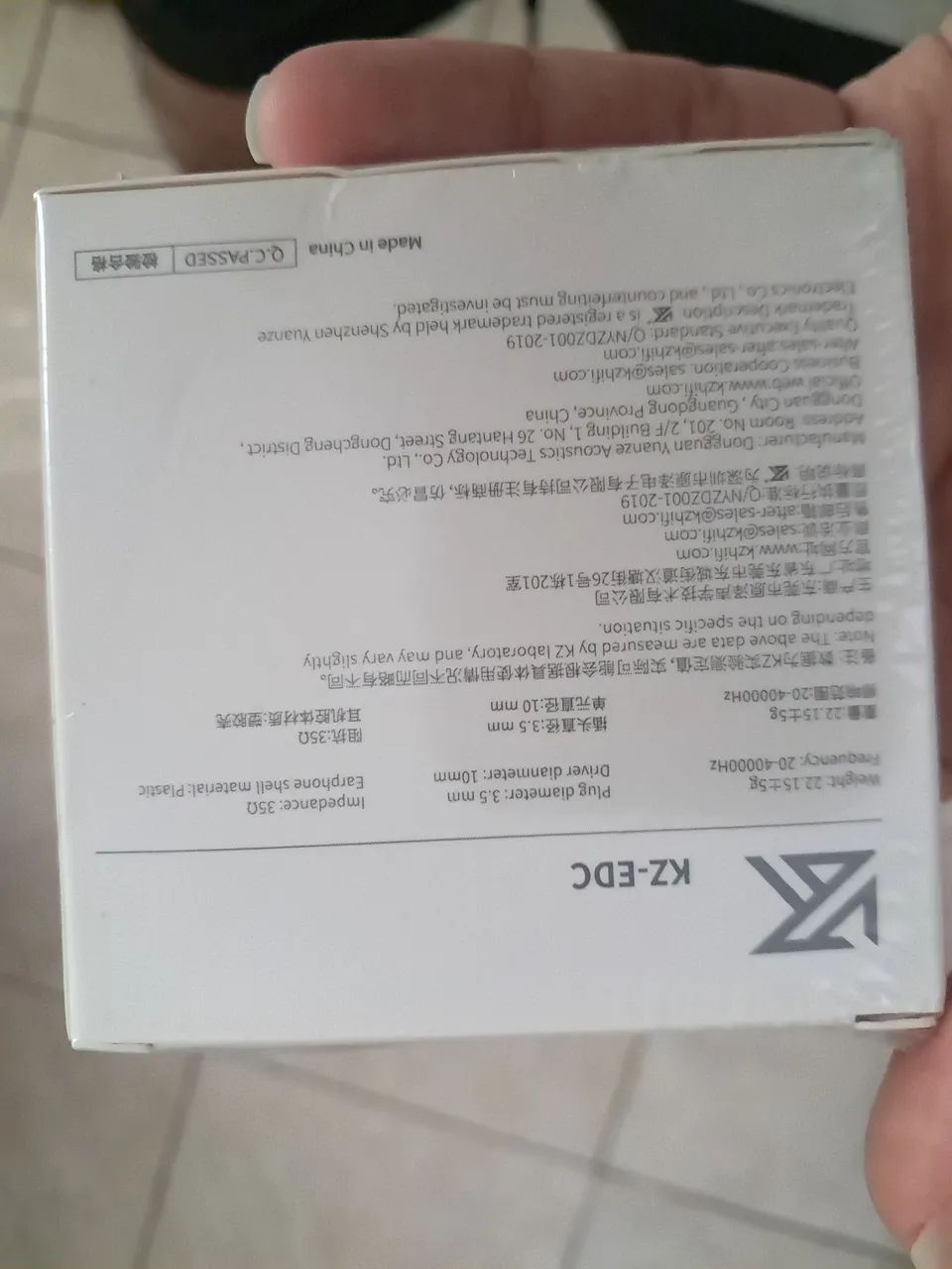 Fone de ouvido gamer KZ EDC - Foto 3