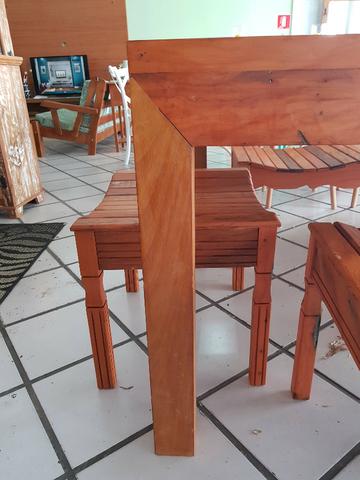 Mesa Demolição Mocha Mosaico Maquinada - Foto 2