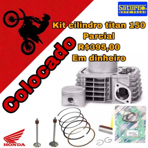 Motor parcial kit cilindro completo + mão de obra instalado