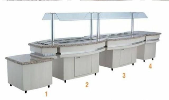 Conjunto de Buffet Frilux Luxo em MDF - Dino Garcia 47- *