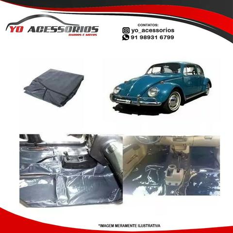 Tapete Carpete Vinil Verniz Assoalho Grafite Vw Fusca Todos