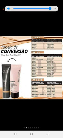 Featured image of post Tabela De Conversao Base Mary Kay Encuentra tu base de maquillaje seg n su acabado y f rmula