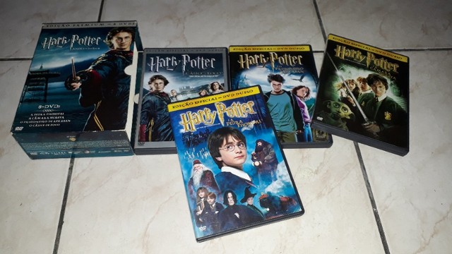 Box DVDs - Harry Potter - Edição Premium 8 DVDs