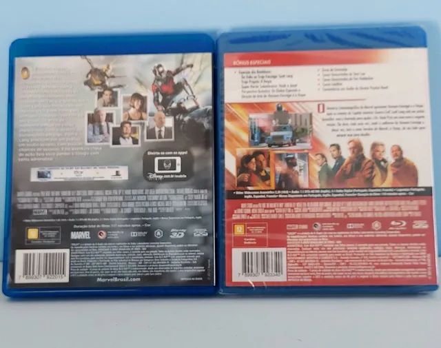Blu-ray Filme Homem Formiga 1 e 2 Dub e Leg original - Foto 4