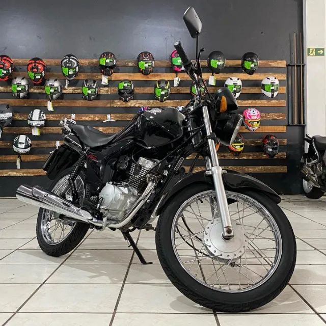 Honda CG 150 Fan ESI 2013 Preta, KM Motos