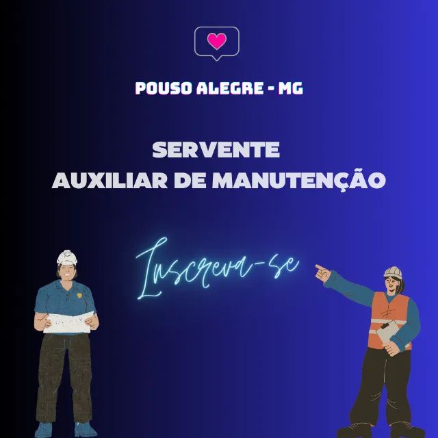 Servente de Manutenção / Auxiliar de Manutenção (contrata-se com urgência))