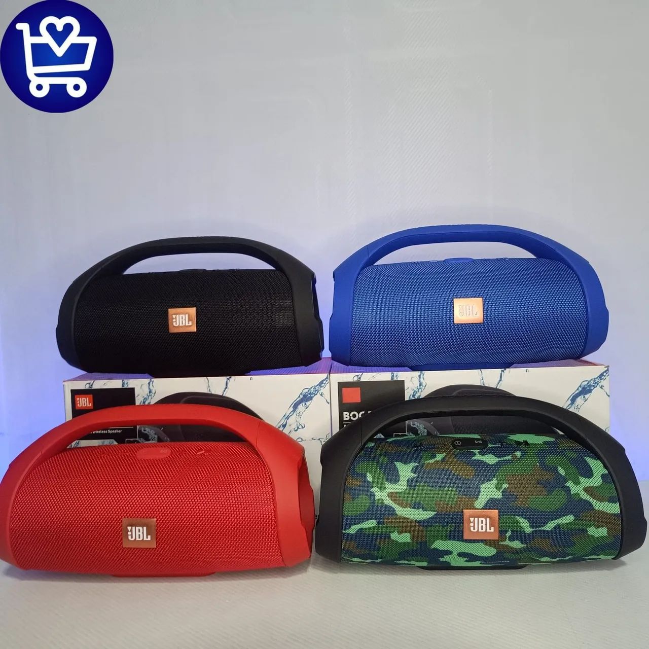 Caixa de Som JBL Boombox Portátil Bluetooth - Diversas Cores