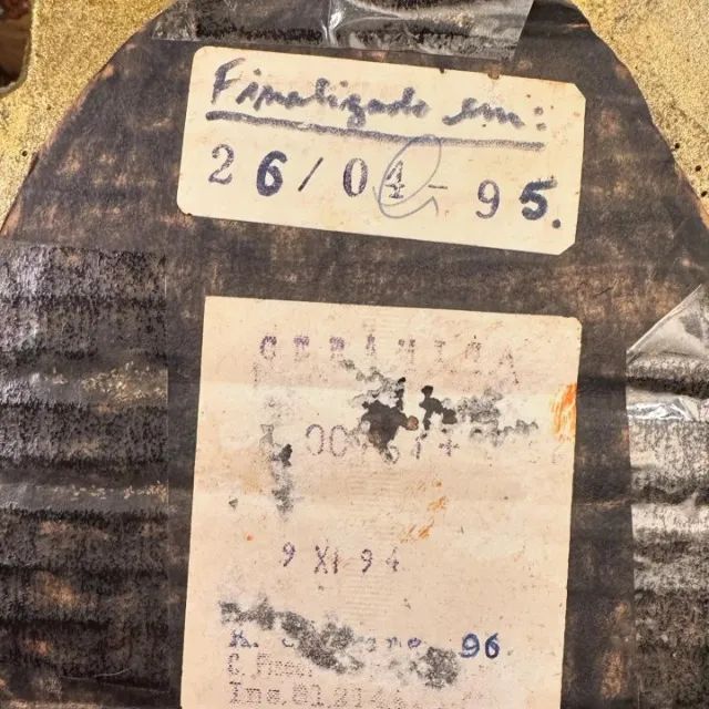 Antigo quadro com moldura em gesso. - Foto 6