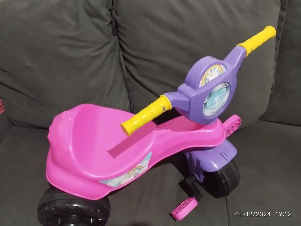 Tico Tico Infantil - Unicornio - Rosa e Roxo