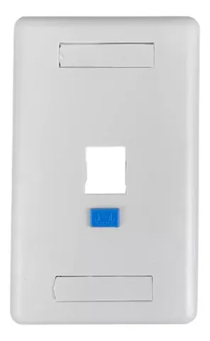 Espelho 4x2 Com 01 Porta Rj45 Branco