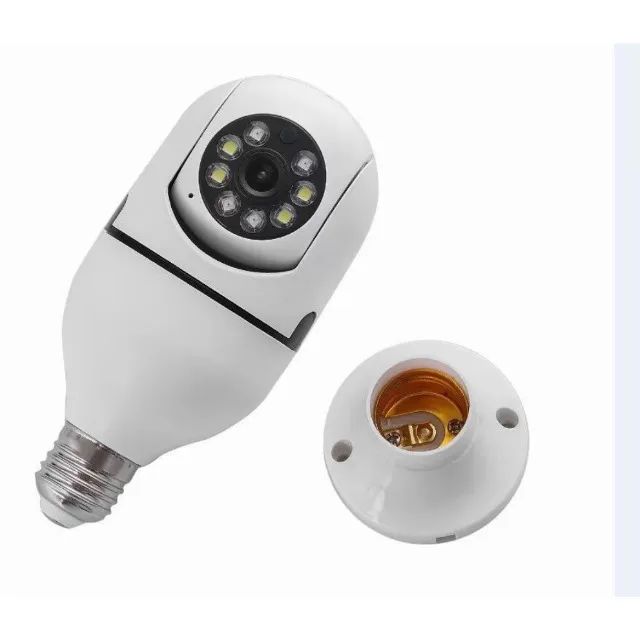 Camera Wifi Lampada Segurança 360 Ip Full Hd - Foto 5