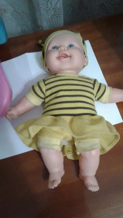 Bebê com cadeirinha usada leia - Foto 5