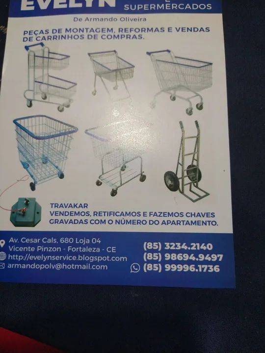 Reforma de carrinhos de supermercados em fortaleza  - Foto 2
