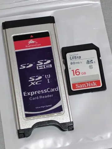 Cartão Sxs para Sdxc adaptador novo  - Foto 5