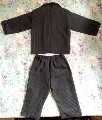 TERNINHO E CALÇA N°3. MASC. (CIA DOS SONHOS). USADO - Foto 2