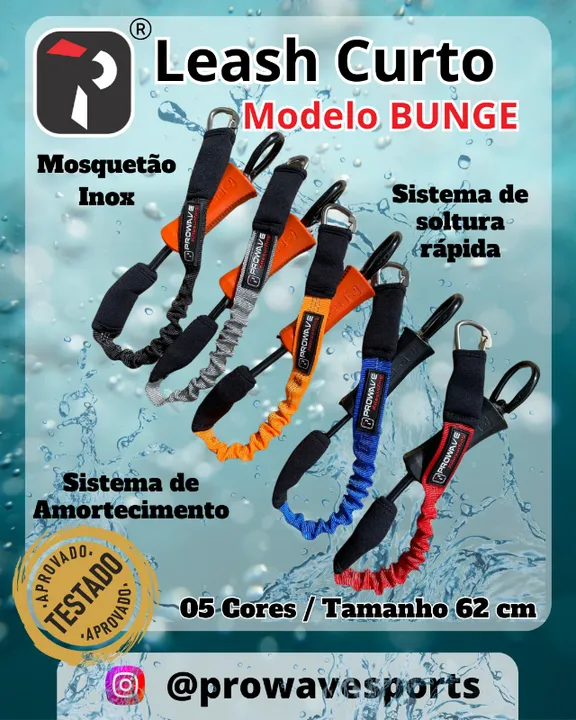 Leash para Kitesurf Bunge- Novo