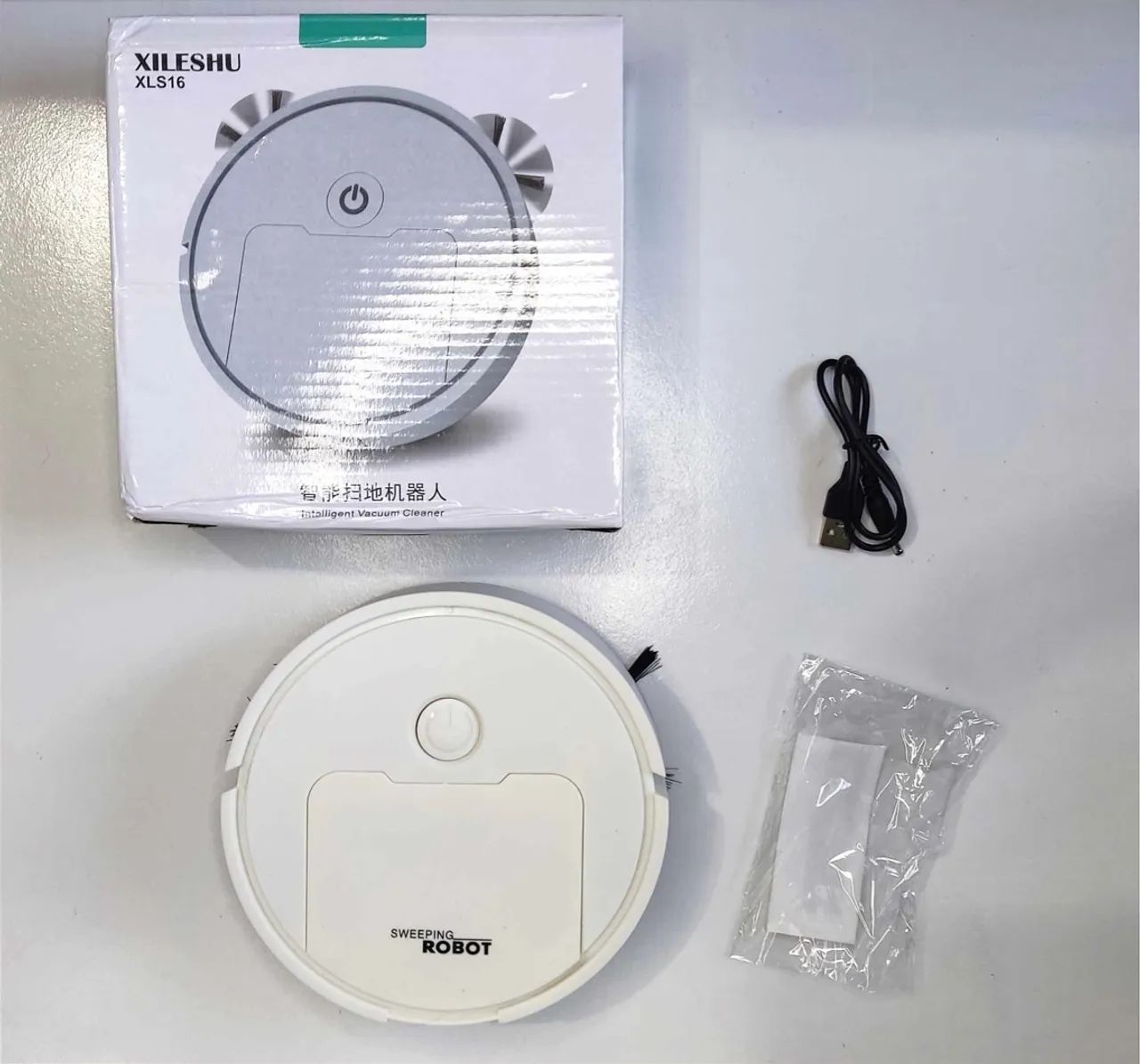 Robô aspirador de pó automático inteligente limpa casa sozinho recarregável salão loja - Foto 5