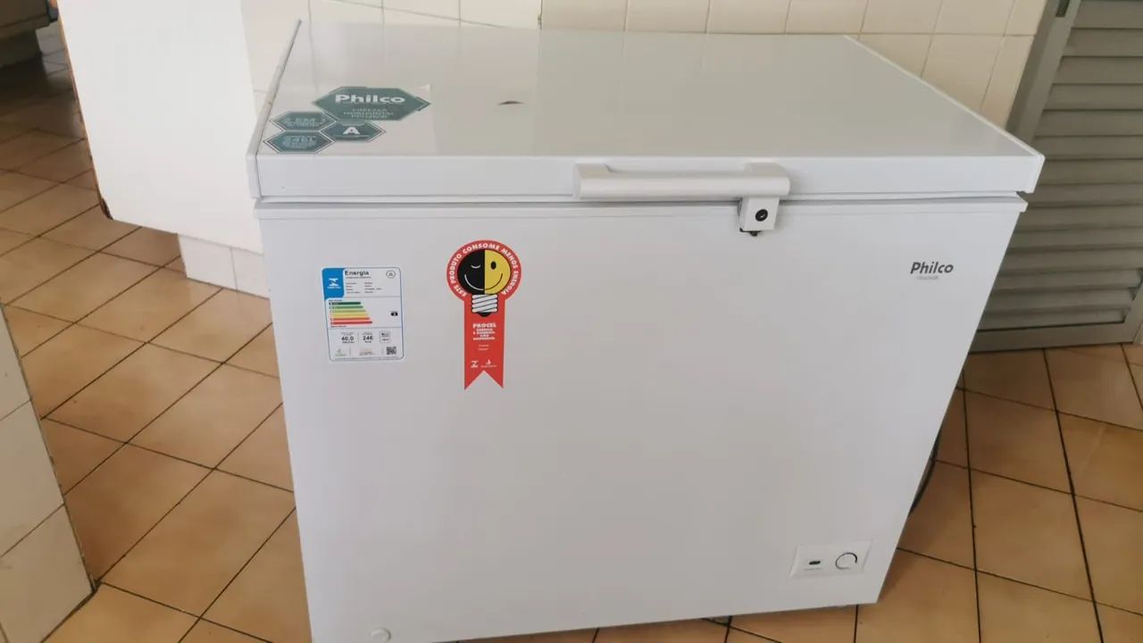 Freezer Horizontal Philco 246 L Litros Branco 2 em 1 PFH260B