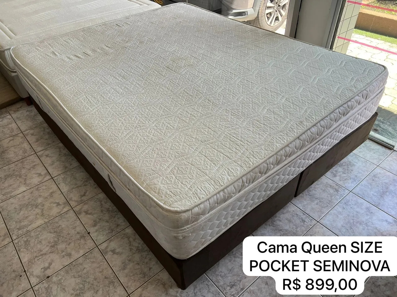 Cama Queen Size Pocket Seminova