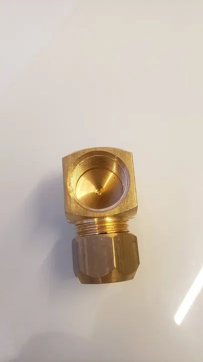 Niple Adaptador 90° para instalação de gás (original Brastemp W10761242) - Foto 2