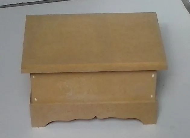 Pacote com 13 mini peças em mdf novas - Foto 4