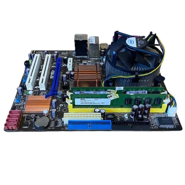 Kit Placa mãe socket 775 Ddr 2 4gb  - Foto 3