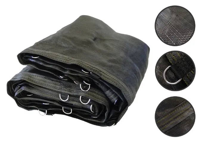 Tela de Proteção (Ilhós) p/ Caçambas, Hortas, Tanques, Sombreamento 14 x 4