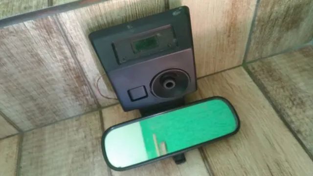 Retrovisor Teto Interno/Relógio Fiat Uno/Fiorino