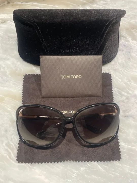Óculos Tom Ford - Preto / Marrom- Feminino