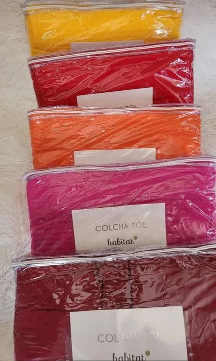 Jogo de Cama Queen e King- Edredom, Lençol e Fronhas - Vermelho - Foto 2