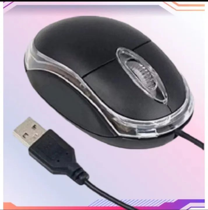 MOUSE ÓPTICO convencional USB plug com led - Foto 4