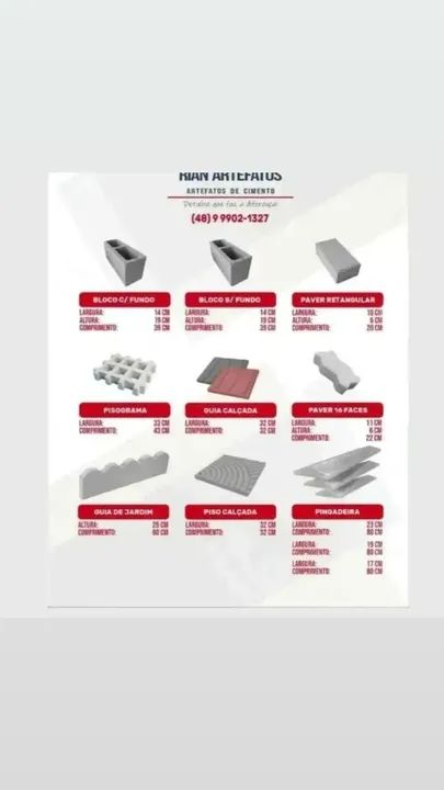 Moeirão de concreto reto - Foto 4