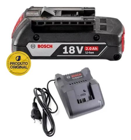Carregador e bateria Bosch 