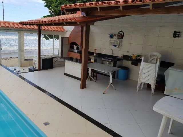 Alugo casa com piscina pé na areia em Guarapari ES frente pro mar em Santa Monica - Foto 7