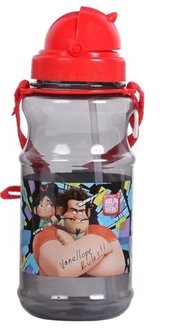 Cantil Plástico com Alça de 500 ml Ralph do Filme Wi Fi Ralph Multicolorido   