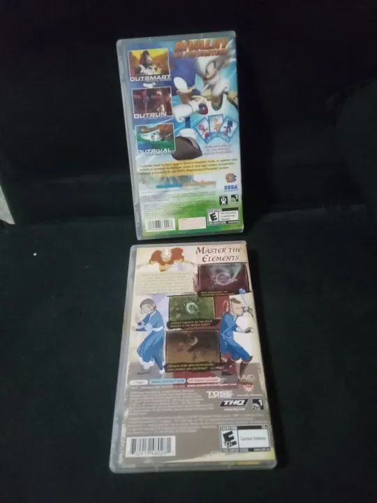 2 jogos PSP mídia física Sonic Rivals e Avatar The Last Air Bender  - Foto 2