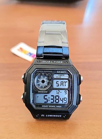 Relógio Skmei novo Dual Time E Alarme - Foto 4