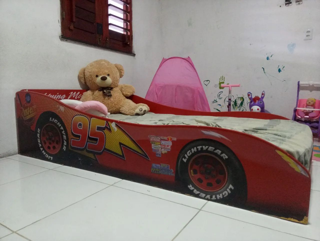 Cama Infantil Carros - Relâmpago McQueen