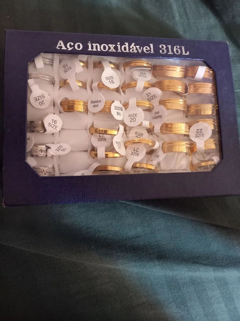 Anéis de Aço Inoxidável 316L - 