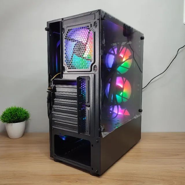 Gabinete Gamer Hayom com 4 Fans RGB - Foto 4