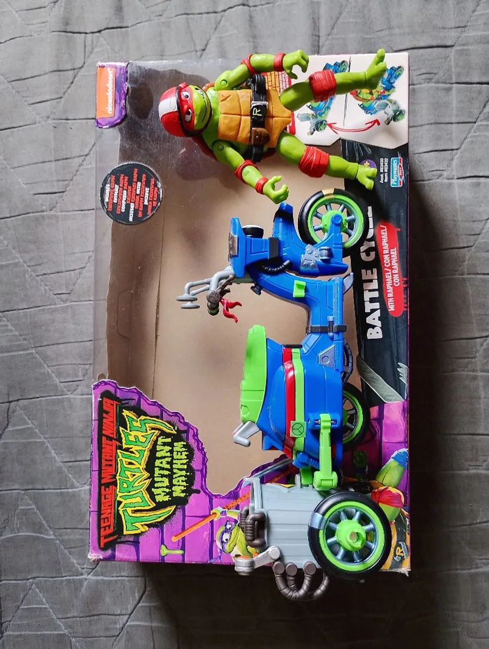 Tartarugas Ninja - Raphael e Motocicleta