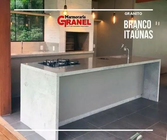 Cozinha de Granito Branco Itaunas