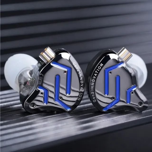 KZ ZSN Pro 2 Fone de ouvido intra-auriculares GOLD, SILVER e BLUE Sem Microfone - Foto 4