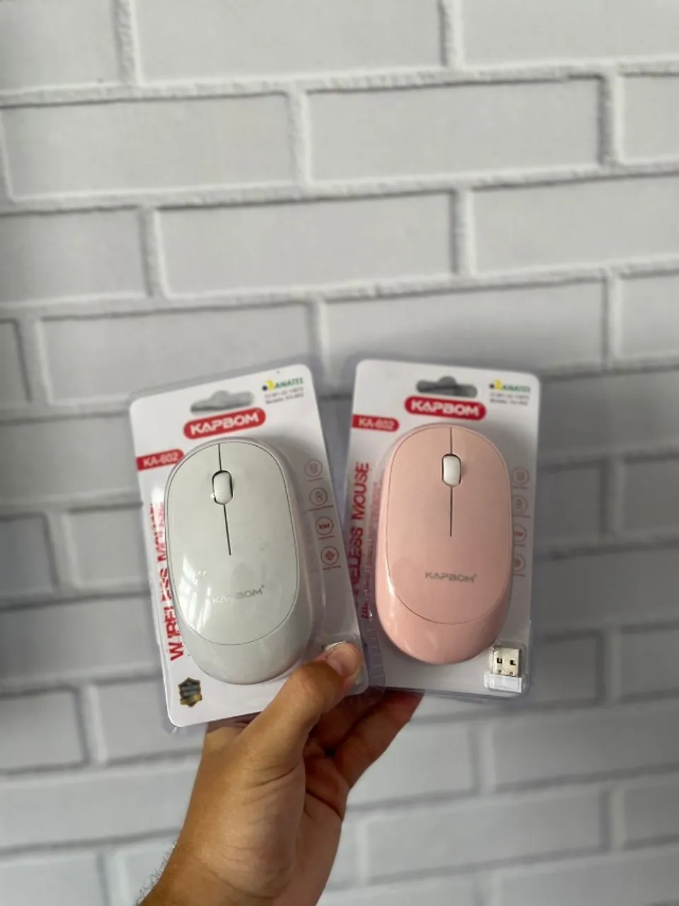 Mouse sem Fio KAPBOM com conexão 2.4gHz Wireless (Fazemos entregas!)