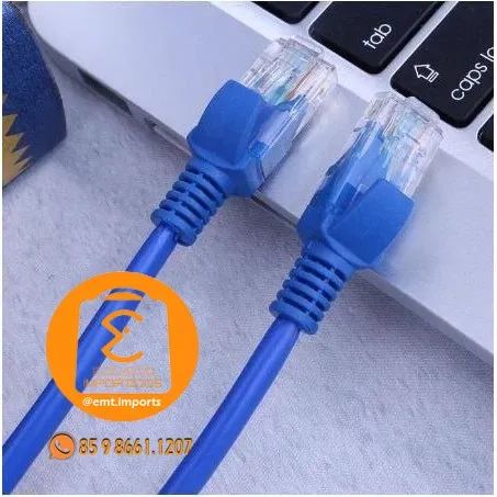 Cabo de Rede Internet Rj45 Azul 5 Metros LE-303 - Foto 2