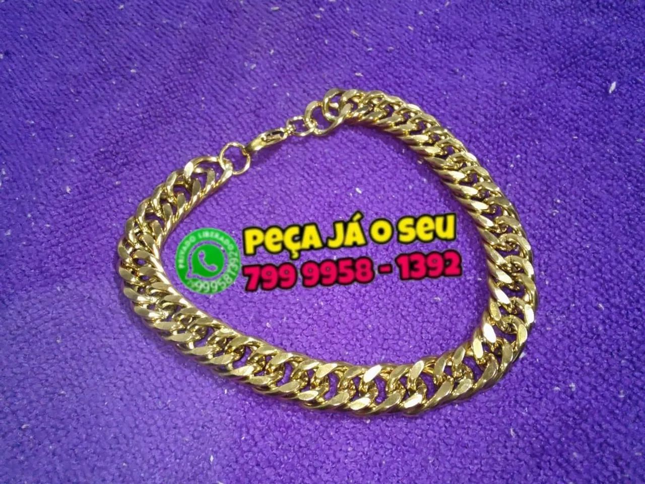 Cordão moeda dourado  Pingente 3D S,M,J,P, E - Foto 3